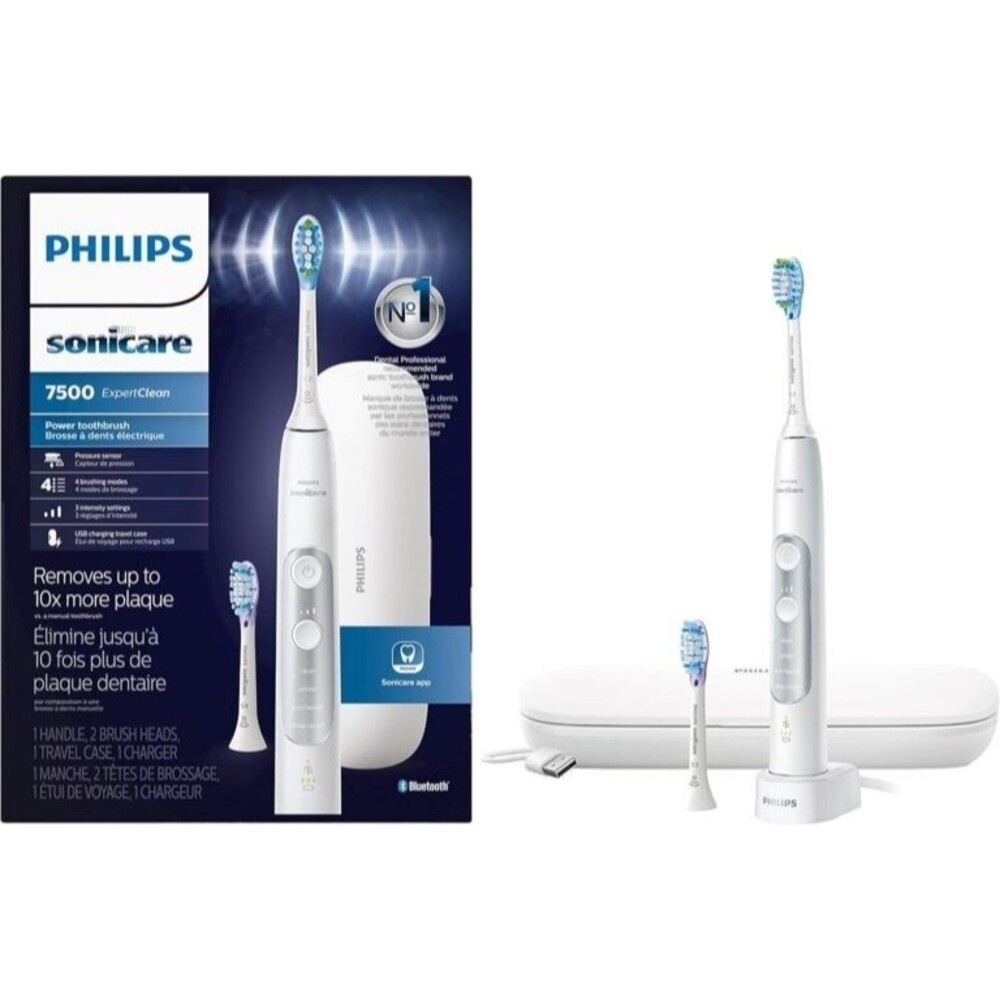 Philips Sonicare ExpertClean 7500 White HX9690/06 Electric Toothbrush Bluetooth